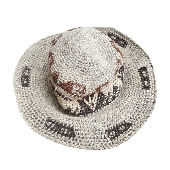 Vintage Hand Woven Peruvian Alpaca Wool Hippie Hat - Picture 7 of 16
